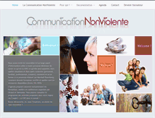 Tablet Screenshot of communicationnonviolente.be